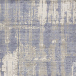 8inches x 11inches  Viscose Grey or  Blue Area Rug