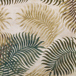 3inchesx5inches Natural Beige Hand Tufted Tropical Leaves Indoor Area Rug