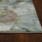 5inches x 8inches Seafoam Watercolor Indoor Area Rug