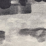 5inchesx8inches Shades of Grey Machine Woven Abstract Brushstroke Indoor Area Rug