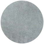 6inches Blue Heather Round Indoor Shag Rug
