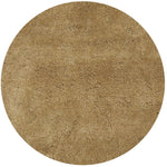 6inches Gold Round Indoor Shag Rug