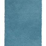 5inches x 7inches Highlighter Blue Plain Indoor Area Rug