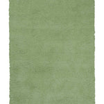 5inchesx7inches Spearmint Green Indoor Shag Rug