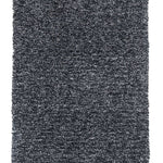 5inchesx7inches Black Heather Indoor Shag Rug