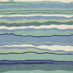 5inches x 7inches Ocean Abstract Design UV Treated Indoor Outdoor Area Rug