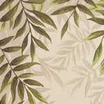 5inches x 7inches Sand Leaves UV Treated Indoor Outdoor Area Rug