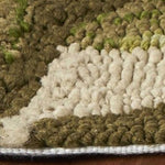 5inches x 7inches Sand Leaves UV Treated Indoor Outdoor Area Rug