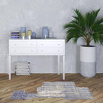 3' x 5' Grey or Blue Abstract Brushstrokes Viscose Indoor Area Rug