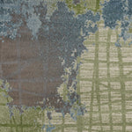 3' x 5' Green or Blue Abstract Watercolor Area Rug