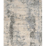 4'x6' Ivory Blue Machine Woven Abstract  Indoor Area Rug