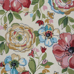 3'x5' Beige Hand Hooked Oversized Floral Indoor Area Rug