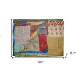 60inches x 90inches Silk Multicolor Throws