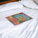 50inches x 70inches Silk Multicolor Throws