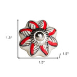 1.5inches x 1.5inches x 1.5inches Ceramic Metal Multicolor 12 Pack Knob