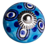 1.5inches x 1.5inches x 1.5inches Ceramic Metal Multicolor 12 Pack Knob