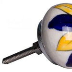 1.5inches x 1.5inches x 1.5inches Ceramic Metal Multicolor 12 Pack Knob