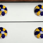 1.5inches x 1.5inches x 1.5inches Ceramic Metal Multicolor 12 Pack Knob