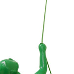 6inches x 3inches x 3inches Resin Green Climbing Man