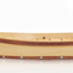 6.25inches x 16.75inches x 3.37inches  Small Wooden Sushi Boat  Serving Tray