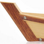 6.25inches x 16.75inches x 3.37inches  Small Wooden Sushi Boat  Serving Tray
