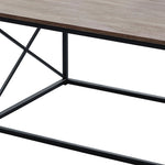 Dark Taupe Black Metal Table Set - 3Pcs Set