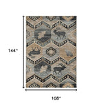 108 X 144 Seafoam Polypropylene Rug