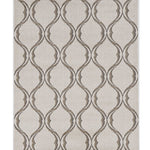 7inchesx11inches Sand Ivory Machine Woven UV Treated Ogee Indoor Outdoor Area Rug