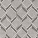3inchesx5inches Grey Machine Woven UV Treated Herringbone Illusion Indoor Outdoor Area Rug