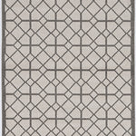 2inches x 3inches Ivory or Grey Diamond Pattern Accent Rug