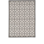 2inches x 3inches Ivory or Grey Diamond Pattern Accent Rug