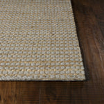 78 X 114 Grey Wool or Jute Rug