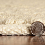 2inchesx4inches Ivory Hand Woven Herringbone Jute Indoor Accent Rug