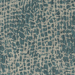 3inchesx4inches Teal Machine Woven UV Treated Animal Print Indoor Outdoor Accent Rug