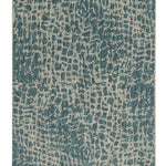 5inches x 8inches  Teal Animal Print Outdoor Area Rug