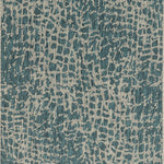 5inches x 8inches  Teal Animal Print Outdoor Area Rug