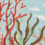 3' x 5' Blue Coral Reef Area Rug