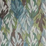 3inches x 5inches Blue or Green Leaves Area Rug
