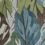 3inches x 5inches Blue or Green Leaves Area Rug