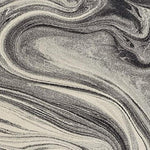 5inchesx8inches Grey Black Machine Woven Marble Indoor Area Rug