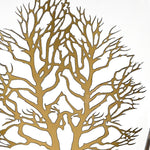 12 Mouth Blown Gold Tree of Life Vase