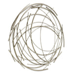 Silver Metal Abstract Round hanging Wall Art Decor