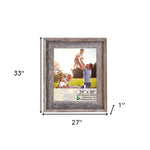24 x 30 Natural Weathered Grey Picture Frame with Plexiglass Holder