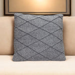 Ash Diamond Throw Pillow