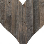 18inches Rustic Farmhouse Gray Wooden Heart