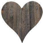 18inches Rustic Farmhouse Gray Wooden Heart
