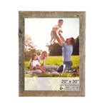20inches x 30inches Rustic Farmhouse Weathered Gray Wood Frame