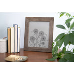 24inches x 30inches Rustic Farmhouse Brown Wood Frame