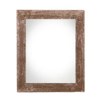24inches x 30inches Rustic Farmhouse Brown Wood Frame