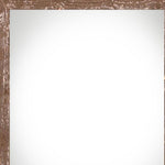24inches x 30inches Rustic Farmhouse Brown Wood Frame